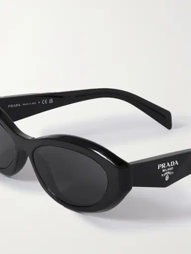 PRADA EYEWEAR Oval-frame Acetate Sunglasses | Thumbnail 4 PRADA EYEWEAR Oval-frame Acetate Sunglasses | Thumbnail 4