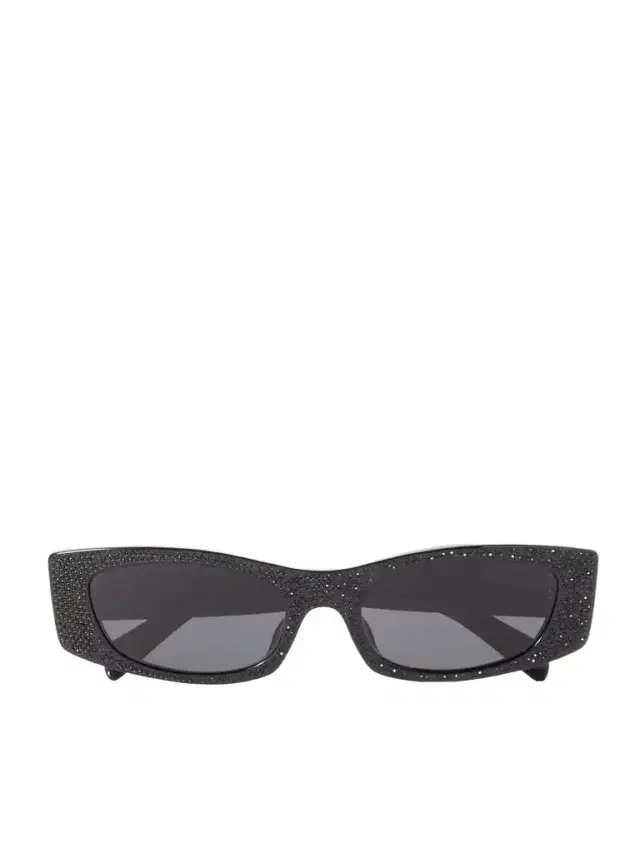 CELINE Eyewear Animation Crystal-embellished Cat-eye Acetate Sunglasses