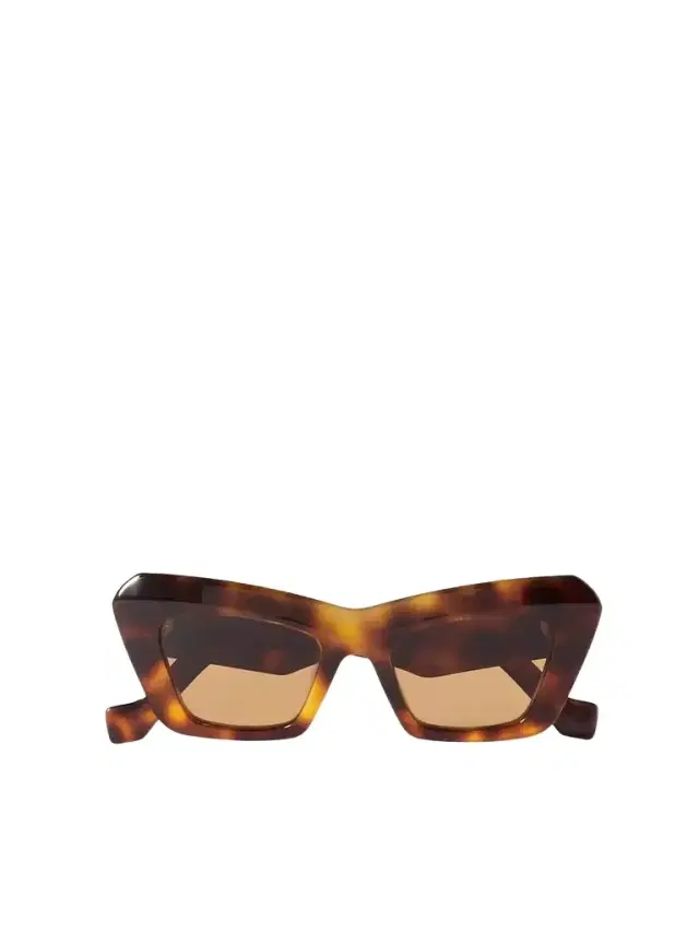 Cat-eye Tortoiseshell Acetate Sunglasses