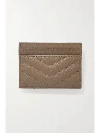 Saint Laurent Monogramme Quilted Textured-leather Cardholder | Thumbnail 2 Saint Laurent Monogramme Quilted Textured-leather Cardholder | Thumbnail 2