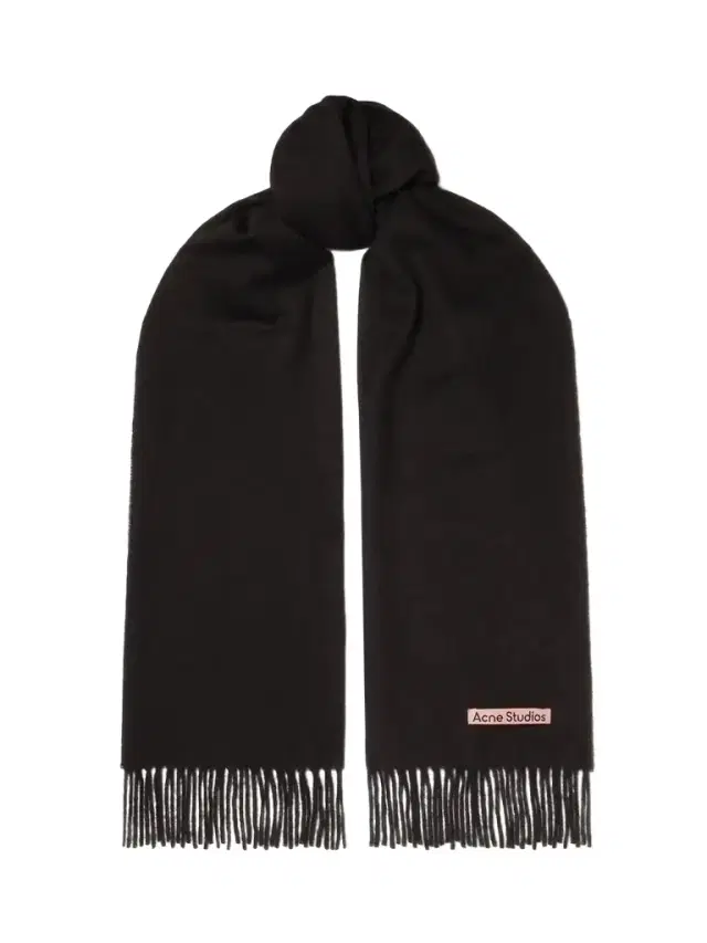 Acne Studios Canada Narrow Fringed Wool Scarf