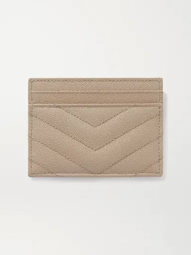 Saint Laurent Monogramme Quilted Textured-leather Cardholder | Thumbnail 2 Saint Laurent Monogramme Quilted Textured-leather Cardholder | Thumbnail 2