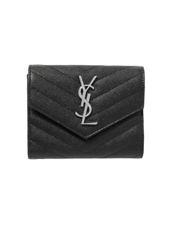 Monogramme Quilted Textured-leather Wallet