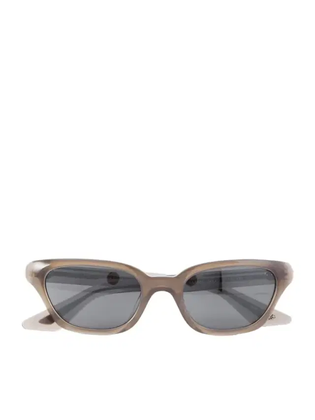 + Khaite 1983c Cat-eye Acetate And Silver-tone Sunglasses