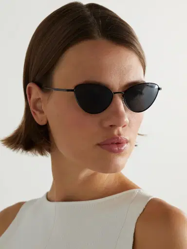 Oliver Peoples + Khaite 1998c Cat-eye Metal Sunglasses | Thumbnail 2