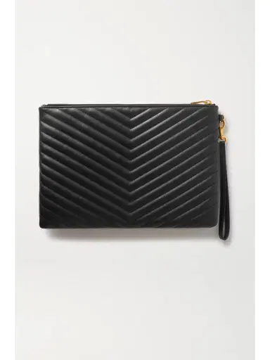 Saint Laurent Monogramme Quilted Leather Pouch | Thumbnail 3