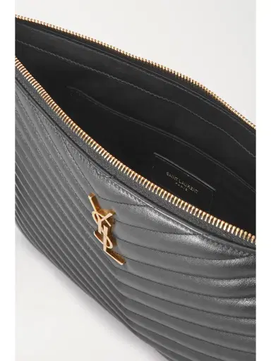 Saint Laurent Monogramme Quilted Leather Pouch | Thumbnail 5