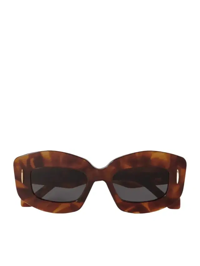 Screen Square-frame Tortoiseshell Acetate Sunglasses