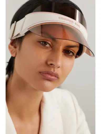 DIOR Eyewear Diorclub V1u Perspex And Cotton-blend Jacquard Visor | Thumbnail 2 DIOR Eyewear Diorclub V1u Perspex And Cotton-blend Jacquard Visor | Thumbnail 2