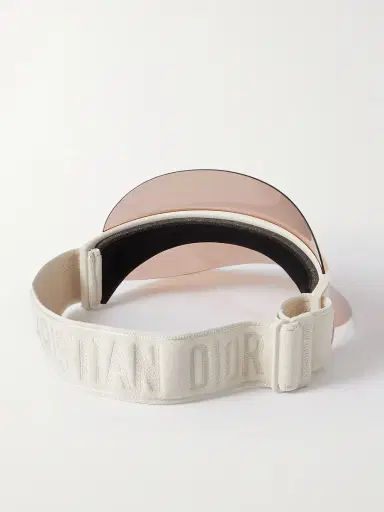 DIOR Eyewear Diorclub V1u Perspex And Cotton-blend Jacquard Visor | Thumbnail 3 DIOR Eyewear Diorclub V1u Perspex And Cotton-blend Jacquard Visor | Thumbnail 3