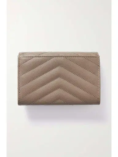 Saint Laurent Monogramme Envelope Quilted Textured-leather Wallet | Thumbnail 3 Saint Laurent Monogramme Envelope Quilted Textured-leather Wallet | Thumbnail 3