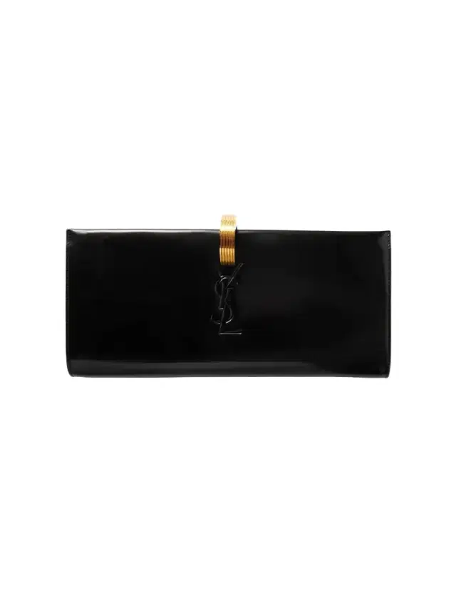 Daria Patent-leather Clutch