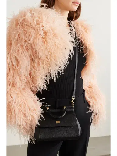 Dolce & Gabbana Sicily Small Textured-leather Shoulder Bag | Thumbnail 6 Dolce & Gabbana Sicily Small Textured-leather Shoulder Bag | Thumbnail 6