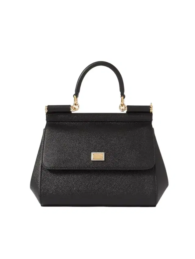 Dolce & Gabbana Sicily Small Textured-leather Shoulder Bag