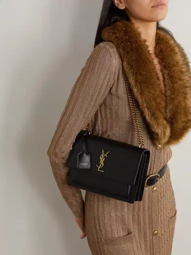 Saint Laurent Sunset Medium Leather Shoulder Bag | Thumbnail 2