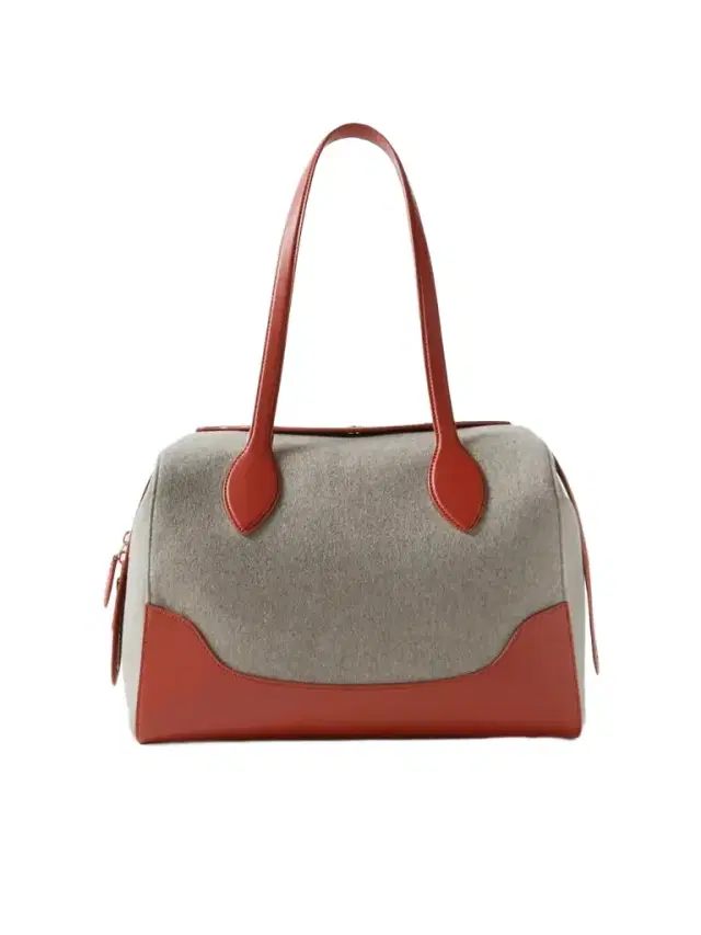 Loro Piana Happy Day Large Leather-trimmed Felt Tote