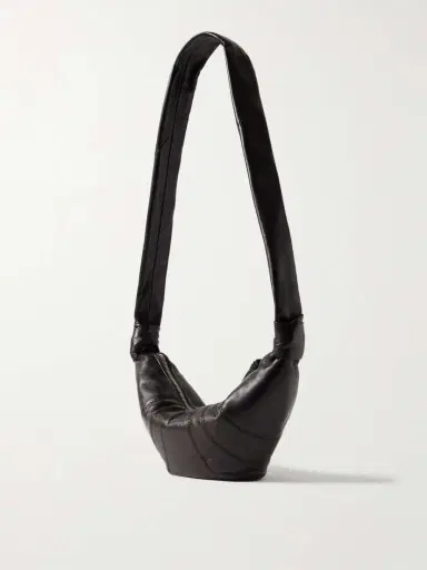 Lemaire Croissant Small Paneled Leather Shoulder Bag | Thumbnail 3 Lemaire Croissant Small Paneled Leather Shoulder Bag | Thumbnail 3