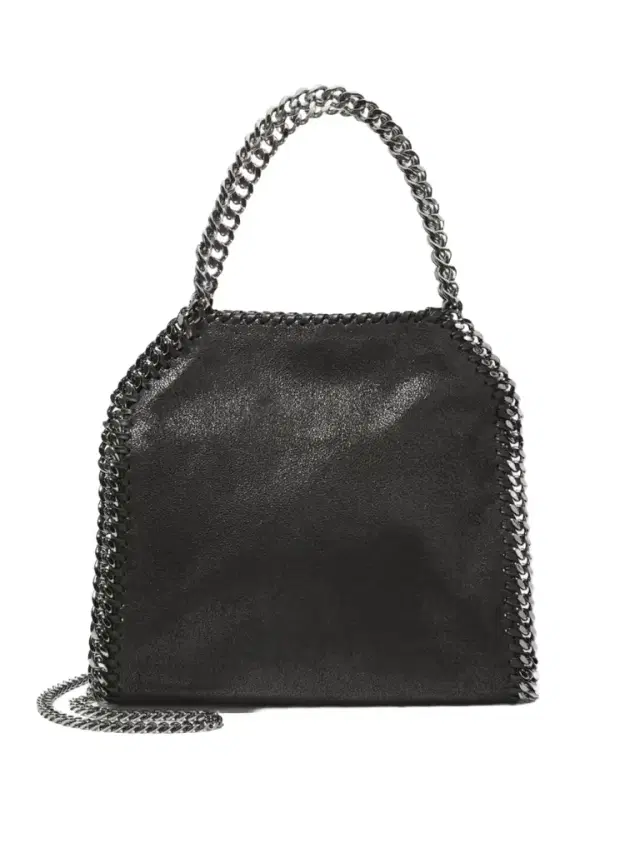 Stella McCartney The Falabella Mini Vegetarian Brushed-leather Shoulder Bag