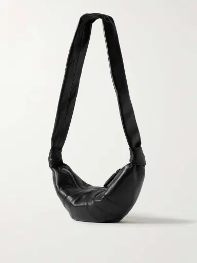 Lemaire Croissant Small Paneled Leather Shoulder Bag | Thumbnail 3 Lemaire Croissant Small Paneled Leather Shoulder Bag | Thumbnail 3