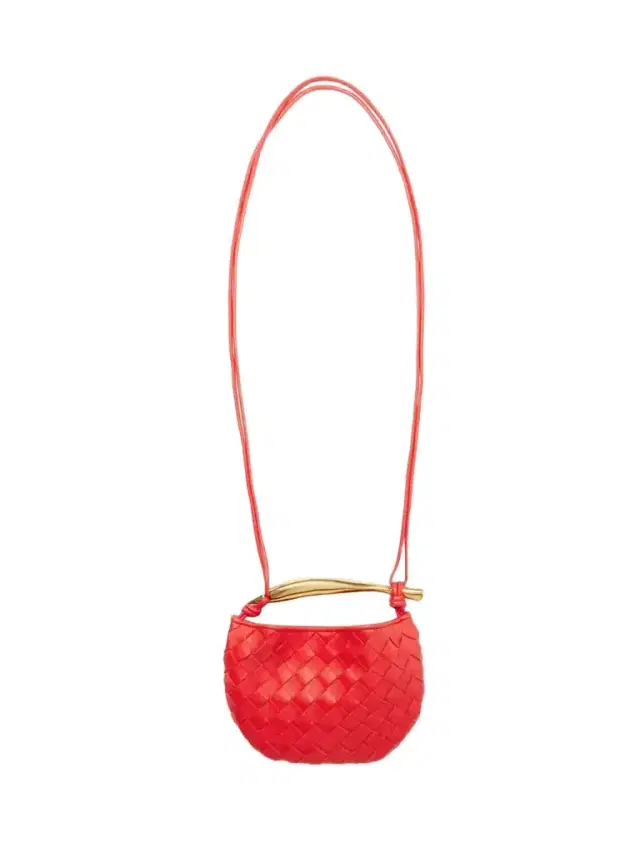 Sardine Mini Intrecciato Leather Shoulder Bag