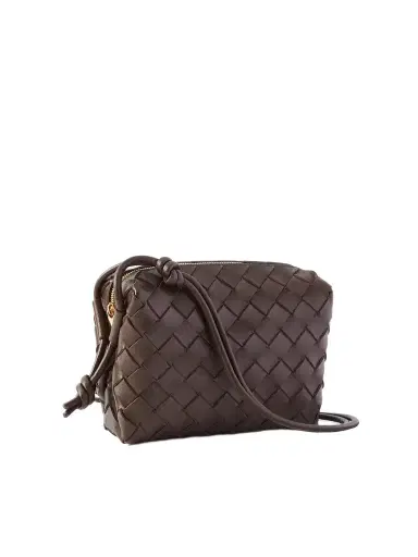 Bottega Veneta Mini Loop Intrecciato Leather Shoulder Bag | Thumbnail 1 Bottega Veneta Mini Loop Intrecciato Leather Shoulder Bag | Thumbnail 1