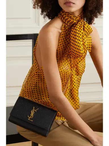 Saint Laurent Kate Small Embossed-leather Shoulder Bag | Thumbnail 2