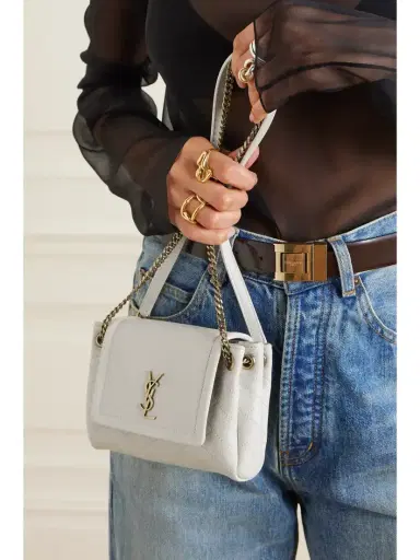 Saint Laurent Nolita Mini Quilted Leather Shoulder Bag | Thumbnail 2 Saint Laurent Nolita Mini Quilted Leather Shoulder Bag | Thumbnail 2