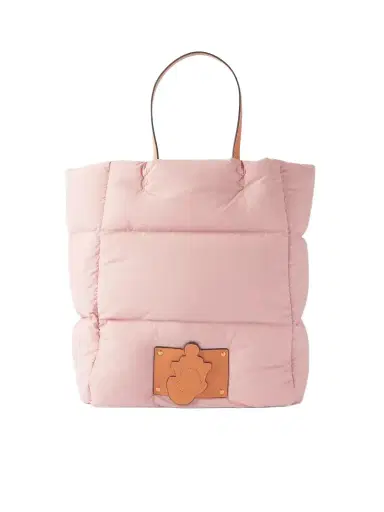 Moncler Genius + Jw Anderson Leather-trimmed Quilted Nylon Tote | Thumbnail 1 Moncler Genius + Jw Anderson Leather-trimmed Quilted Nylon Tote | Thumbnail 1