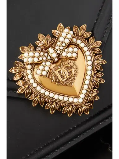 Dolce & Gabbana Devotion Small Embellished Leather Shoulder Bag | Thumbnail 4