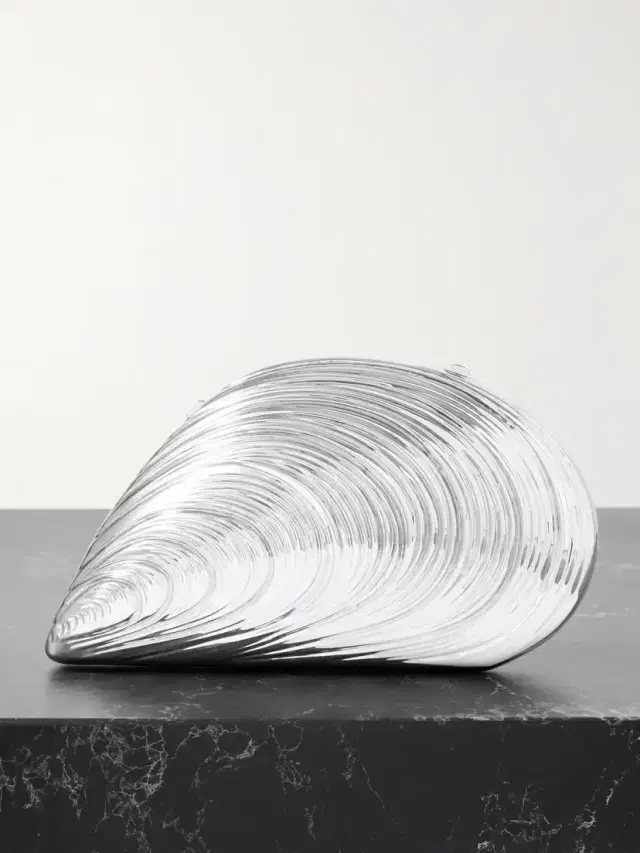 Bridget Silver-tone Clutch