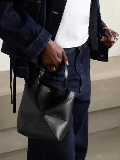 Loewe Puzzle Fold Convertible Mini Leather Tote | Thumbnail 2 Loewe Puzzle Fold Convertible Mini Leather Tote | Thumbnail 2