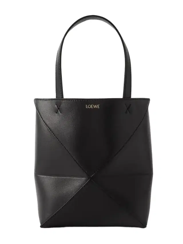 Loewe Puzzle Fold Convertible Mini Leather Tote
