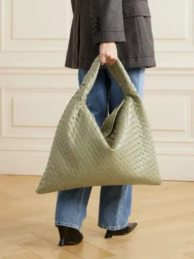 Bottega Veneta Hop Large Intrecciato Leather Tote | Thumbnail 2