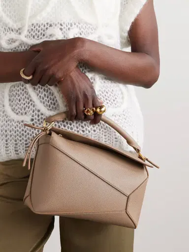 Loewe Puzzle Edge Small Textured-leather Shoulder Bag | Thumbnail 2