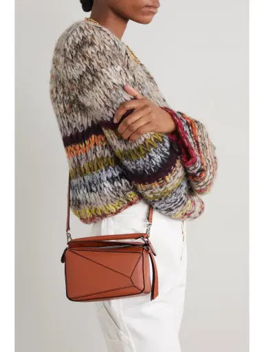 Loewe Puzzle Mini Textured-leather Shoulder Bag | Thumbnail 2 Loewe Puzzle Mini Textured-leather Shoulder Bag | Thumbnail 2