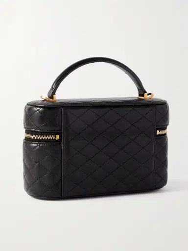 Saint Laurent Gaby Vanity Mini Quilted Leather Shoulder Bag | Thumbnail 3