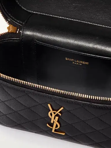 Saint Laurent Gaby Vanity Mini Quilted Leather Shoulder Bag | Thumbnail 5