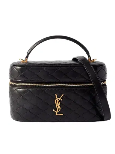 Saint Laurent Gaby Vanity Mini Quilted Leather Shoulder Bag | Thumbnail 1