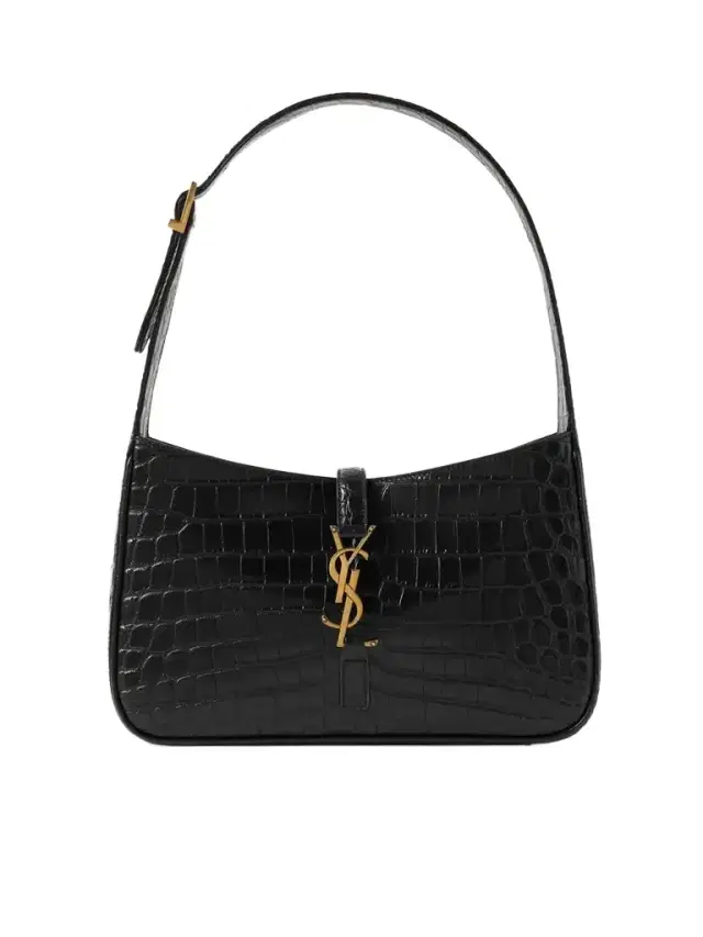Le 5 À 7 Croc-effect Leather Shoulder Bag