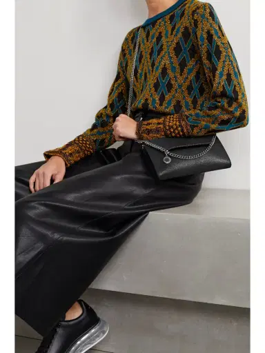 Stella McCartney Falabella Mini Vegetarian Textured-leather Shoulder Bag | Thumbnail 2 Stella McCartney Falabella Mini Vegetarian Textured-leather Shoulder Bag | Thumbnail 2
