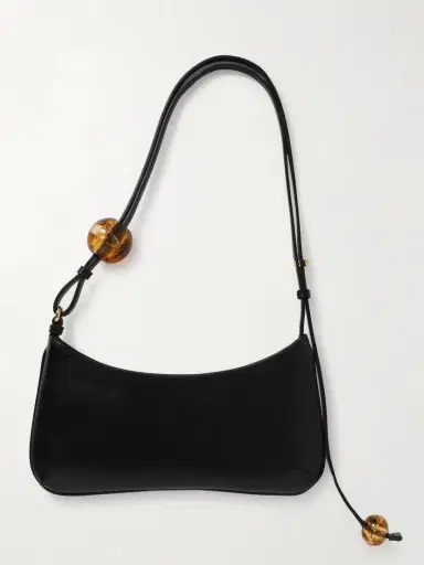 Jacquemus The Bisou Perle Embellished Leather Shoulder Bag | Thumbnail 3 Jacquemus The Bisou Perle Embellished Leather Shoulder Bag | Thumbnail 3