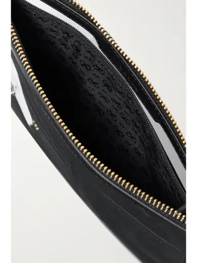 Anya Hindmarch Safe Deposit Leather-trimmed Pvc Pouch | Thumbnail 4 Anya Hindmarch Safe Deposit Leather-trimmed Pvc Pouch | Thumbnail 4