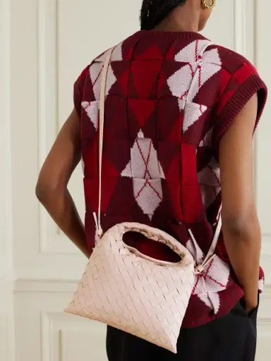 Bottega Veneta Mini Hop Intrecciato Leather Shoulder Bag | Thumbnail 6