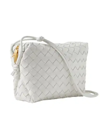 Bottega Veneta Loop Small Intrecciato Leather Shoulder Bag | Thumbnail 1 Bottega Veneta Loop Small Intrecciato Leather Shoulder Bag | Thumbnail 1