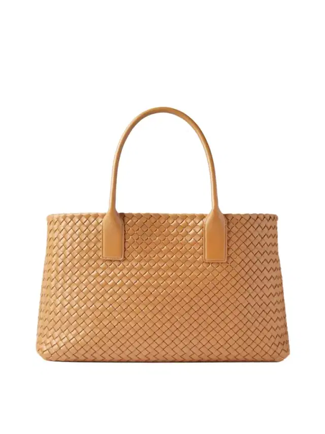 Cabat Mini Intrecciato Leather Tote