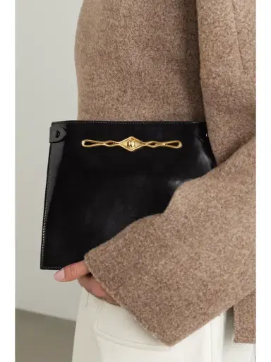 Métier + Fernando Jorge Stowaway Embellished Patent-leather Shoulder Bag | Thumbnail 6