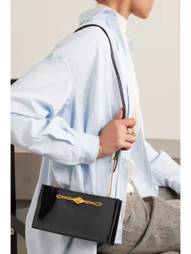 Métier + Fernando Jorge Ease Embellished Glossed-leather Clutch | Thumbnail 6