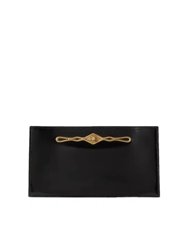 Métier + Fernando Jorge Ease Embellished Glossed-leather Clutch