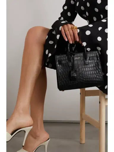Saint Laurent Sac De Jour Nano Croc-effect Leather Tote | Thumbnail 2 Saint Laurent Sac De Jour Nano Croc-effect Leather Tote | Thumbnail 2
