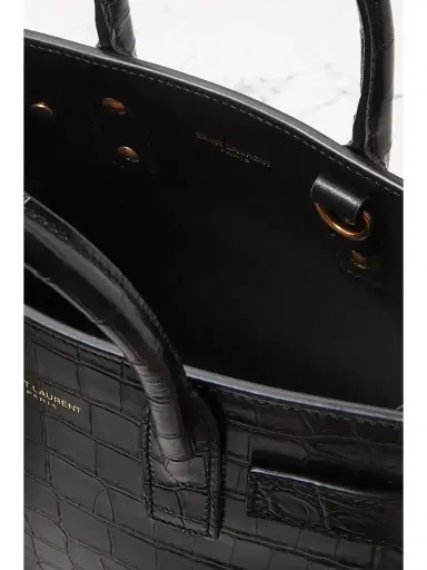 Saint Laurent Sac De Jour Nano Croc-effect Leather Tote | Thumbnail 4 Saint Laurent Sac De Jour Nano Croc-effect Leather Tote | Thumbnail 4